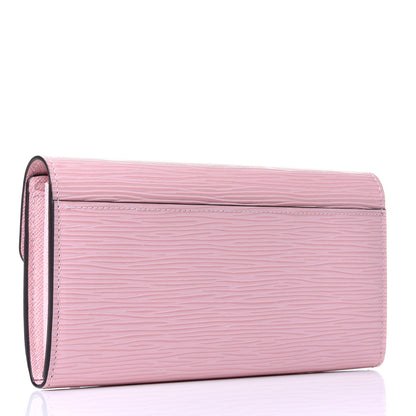 Louis Vuitton Epi Sarah Wallet NM Rose Ballerine 2 of 4
