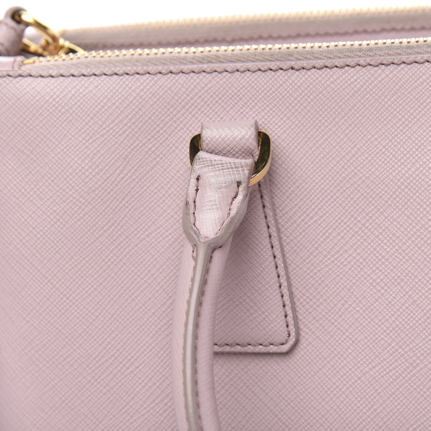 Prada Saffiano Small Galleria Double Zip Tote Mughetto 15 of 20