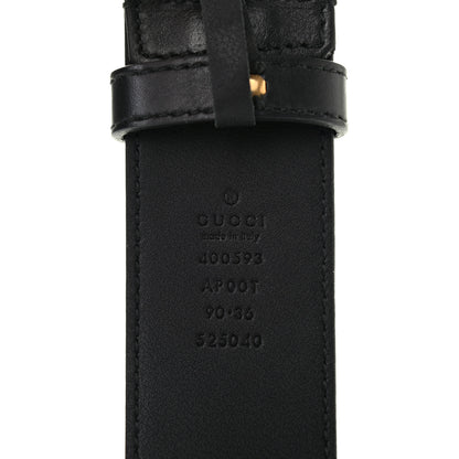 Gucci Calfskin Double G 40mm Belt 90 36 Black 5 of 5