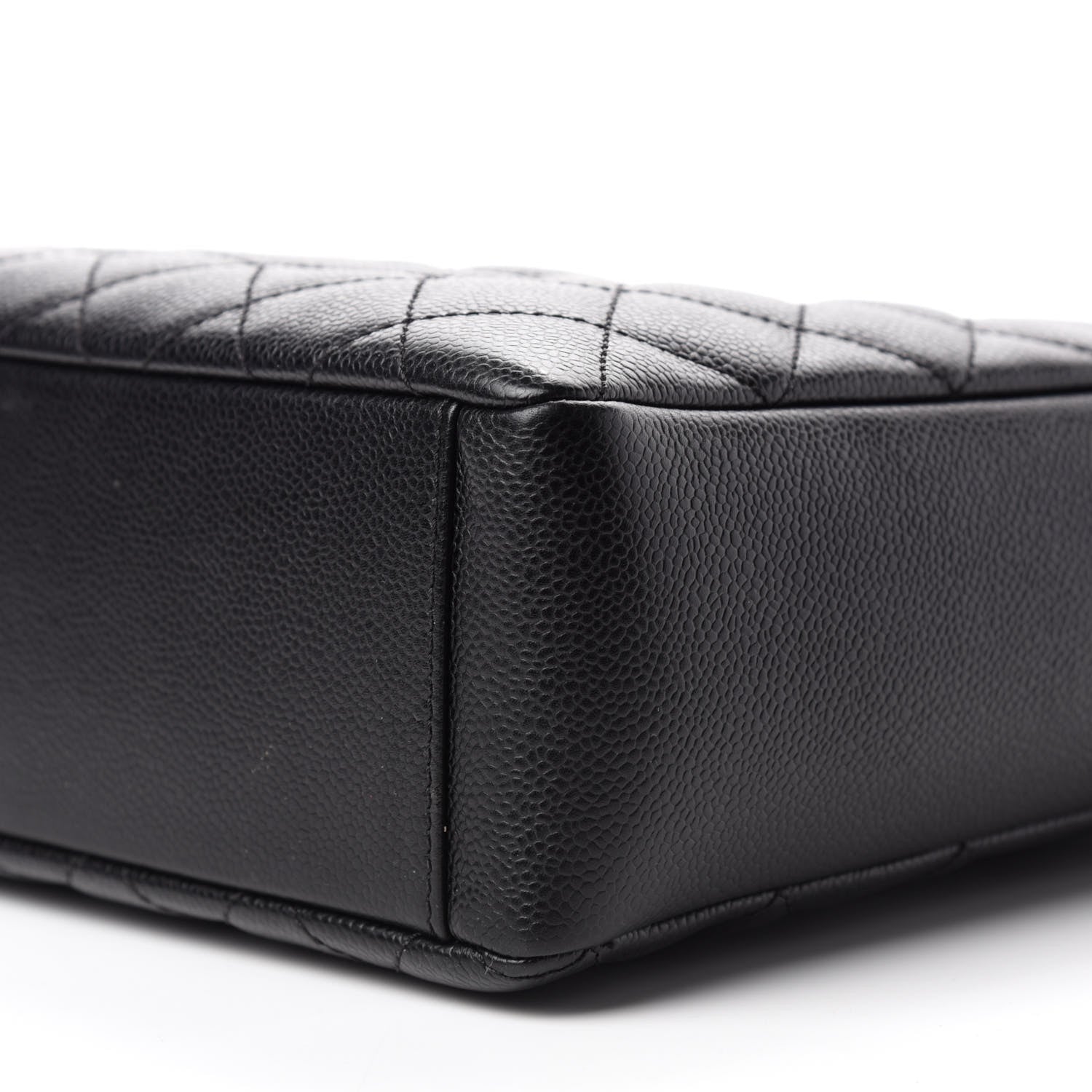 Chanel Caviar Quilted Petit Shopping Tote PST Black 7 of 11