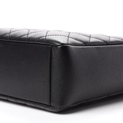 Chanel Caviar Quilted Petit Shopping Tote PST Black 7 of 11