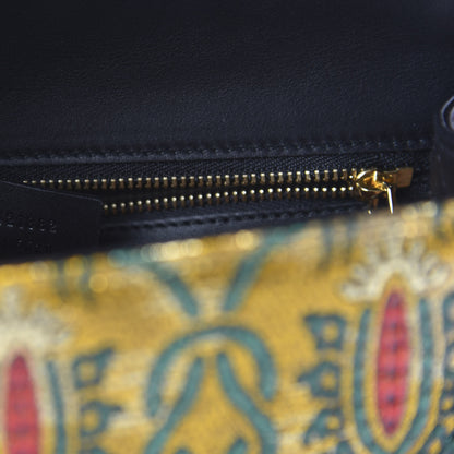 Gucci Iridescent Brocade Small Sylvie Shoulder Bag Gold 9 of 10