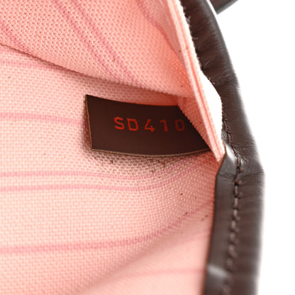 Louis Vuitton Damier Ebene Neo Neverfull MM Rose Ballerine 8 of 13