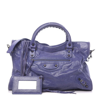 Balenciaga Agneau Classic Hardware City Bleu Lavande 1 of 11