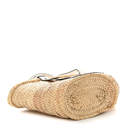 Loewe Raffia Small Basket Tote Bag Natural White 4 of 10