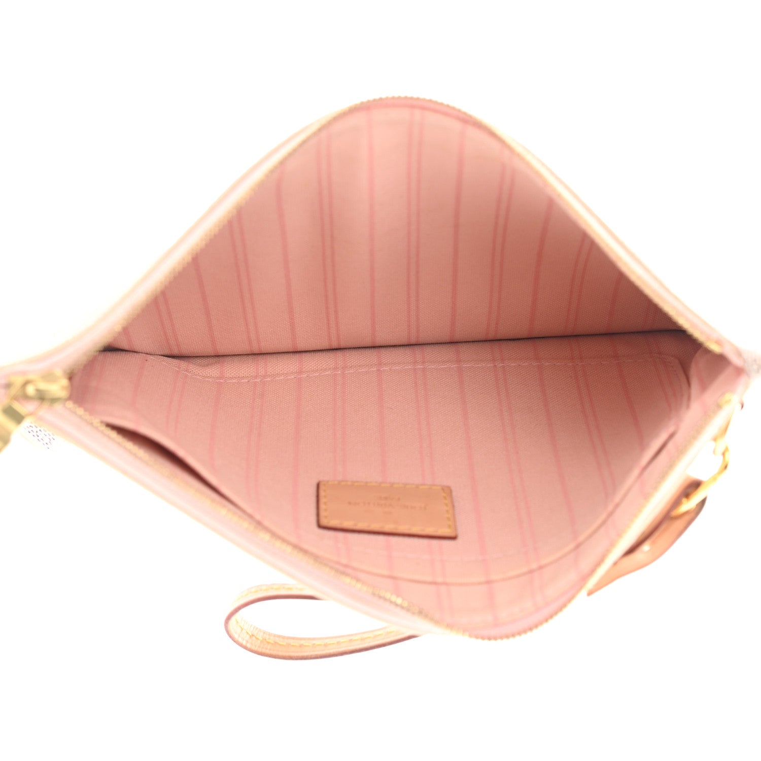 Louis Vuitton Damier Azur Neverfull MM GM Pochette Rose Ballerine 5 of 8
