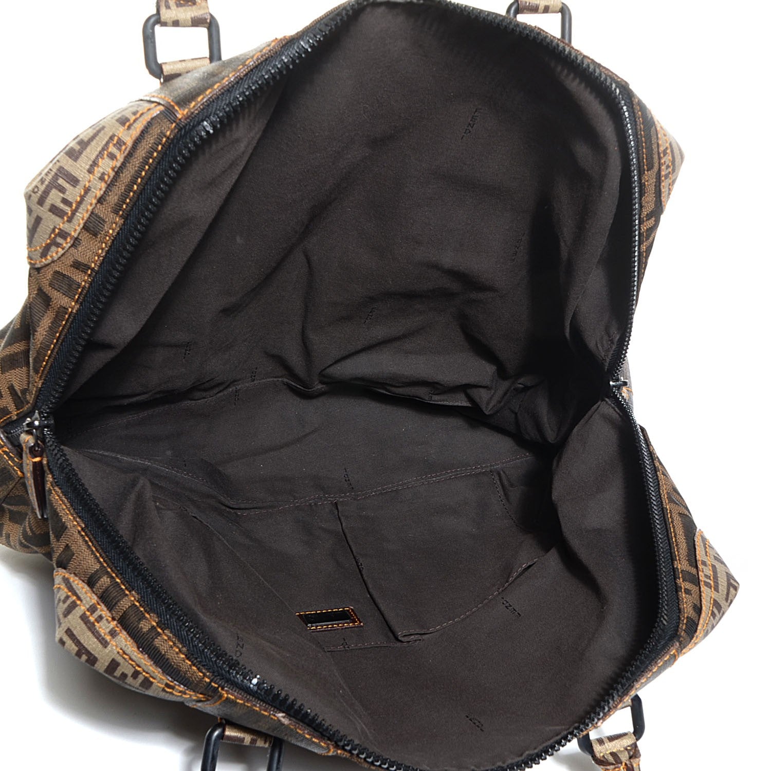 Fendi Zucca Zucchino Spalmati Large B Mix Tote Tobacco 5 of 10