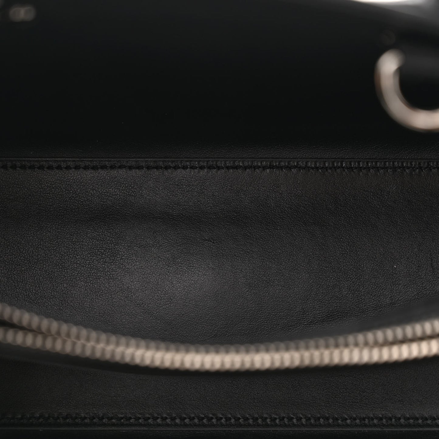 Calfskin Crocodile Embossed Baby Sac De Jour Black