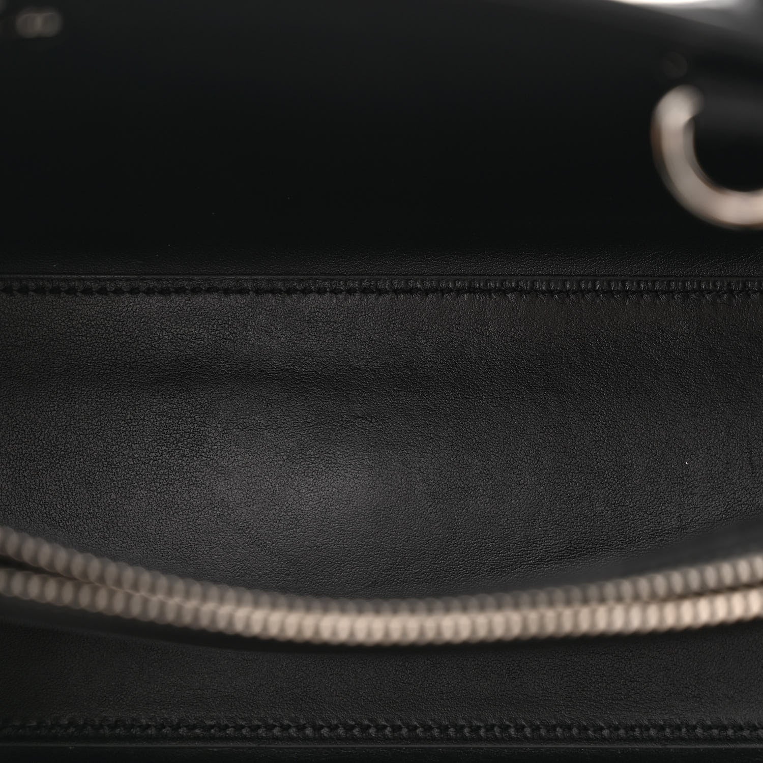 Saint Laurent Calfskin Crocodile Embossed Baby Sac De Jour Black 5 of 12