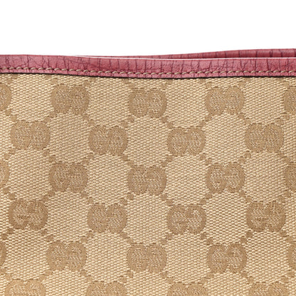 Gucci Monogram Large Jolicoeur Tote Pink 8 of 12
