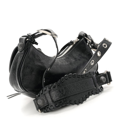 Balenciaga Agneau Arena Le Cagole Shoulder Bag XS Black 4 of 11