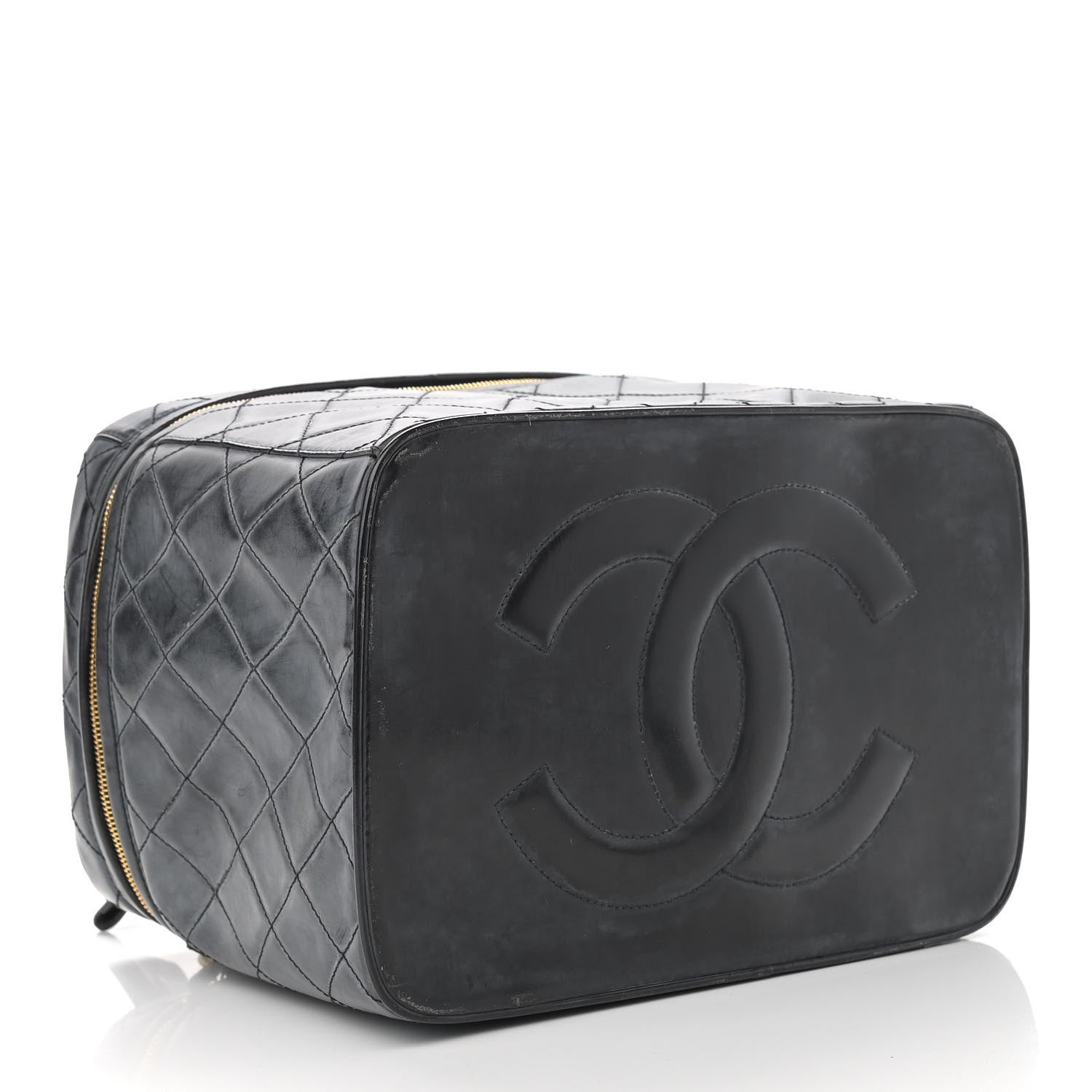 Chanel Lambskin Quilted Vanity Black 4 of 16