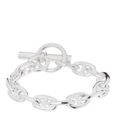 Hermes Sterling Silver MM Chaine d'Ancre Bracelet 1 of 4