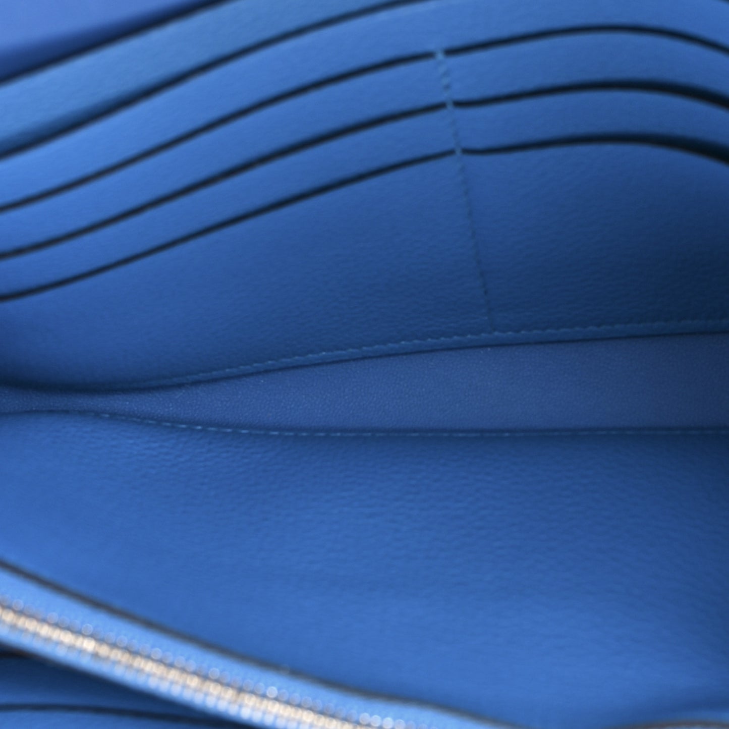Evercolor Constance Long Wallet Bleu Zellige