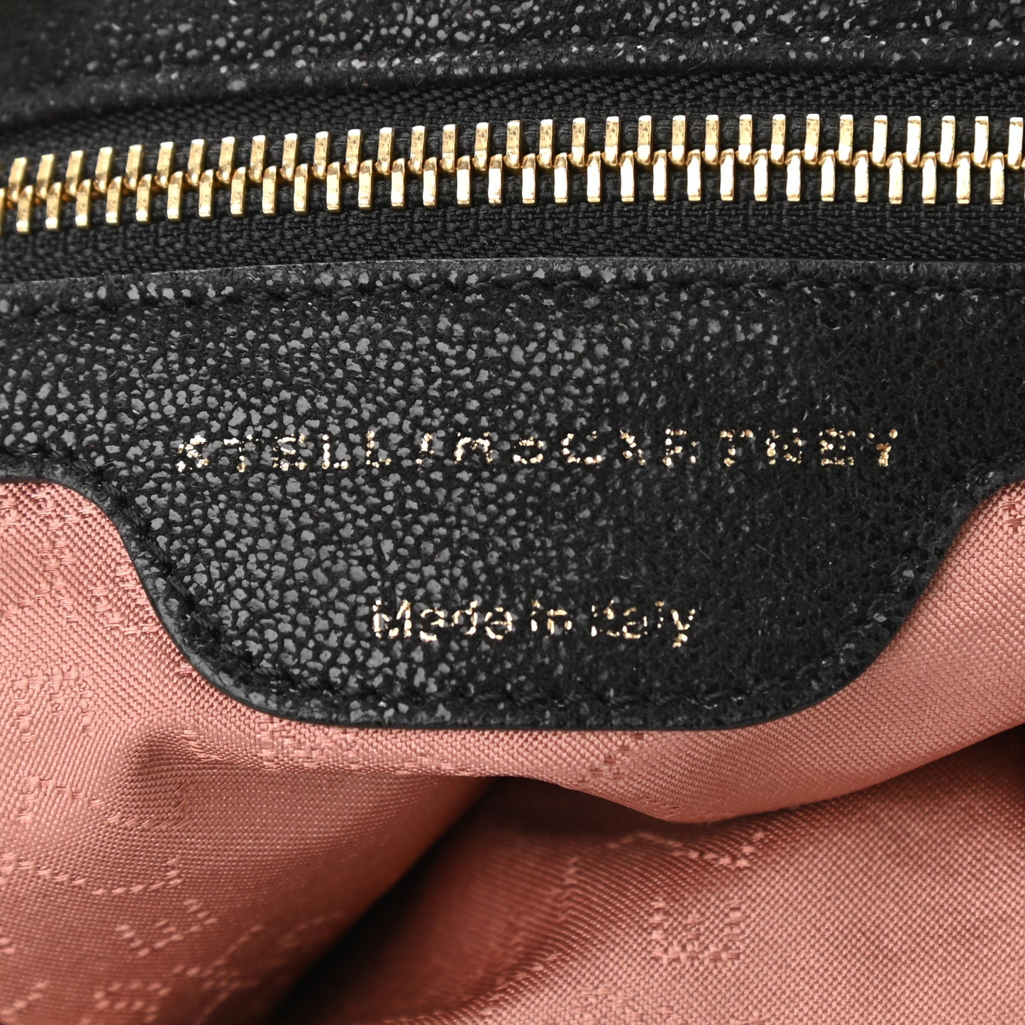 Shaggy Deer Falabella Fold Over Tote Black