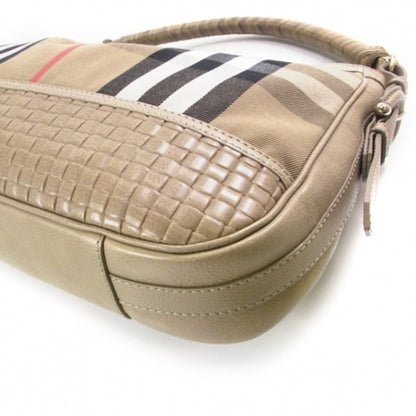Burberry Leather Check Brompton Bag 5 of 11