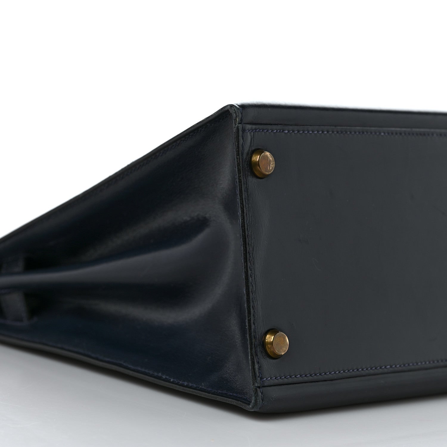 Hermes Box Kelly Sellier 32 Bleu Marine 7 of 12