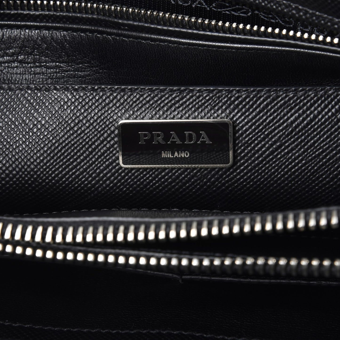 Saffiano Cuir Twin Tote Nero Black