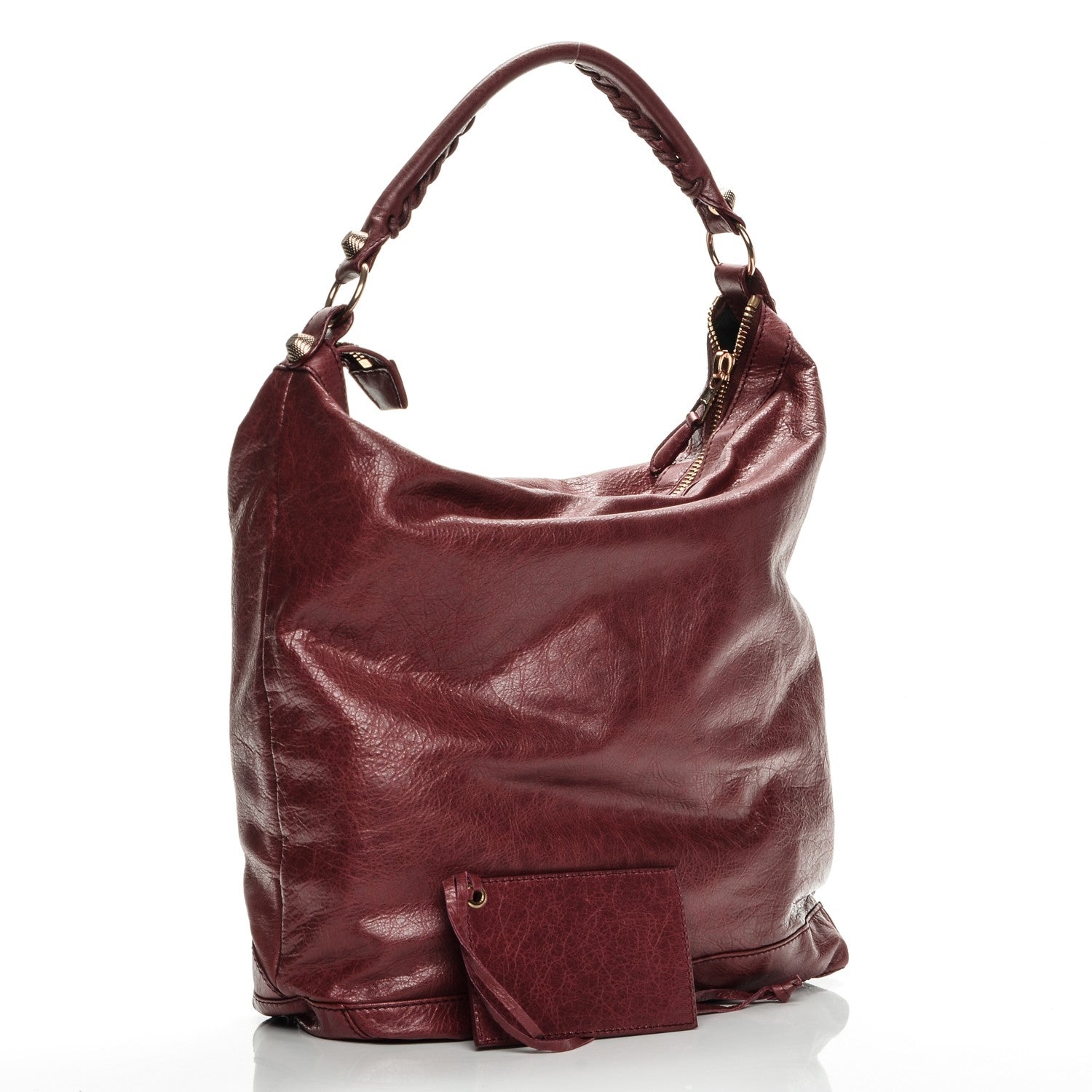 Balenciaga Agneau Giant 21 Rose Gold Hardware Day Hobo Cassis 3 of 8