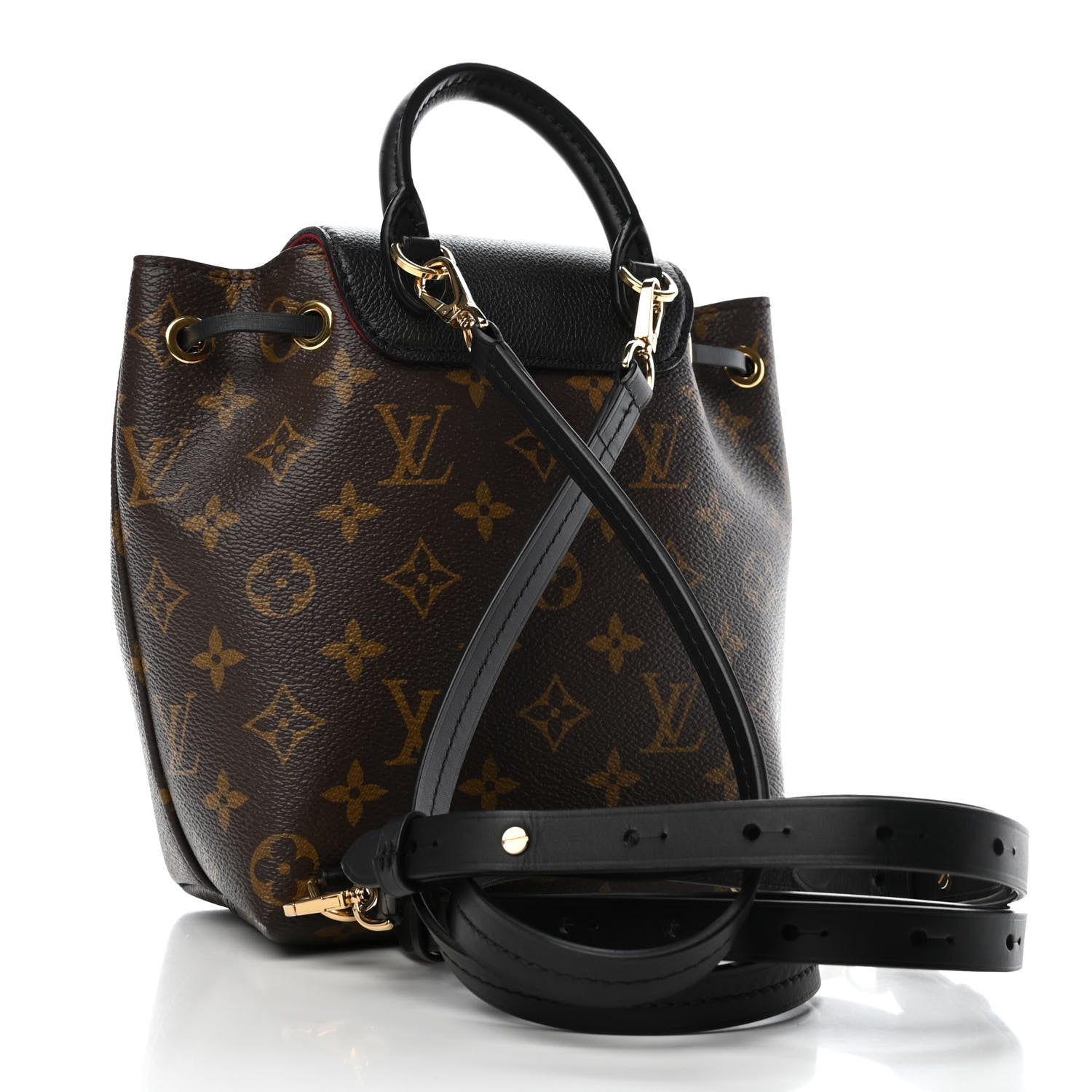 Louis Vuitton Monogram BB Montsouris NM Backpack Black 2 of 4