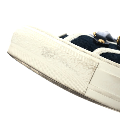 Christian Dior Canvas Womens Walk'n'Dior Low Top Sneakers 40 Navy 11 of 16