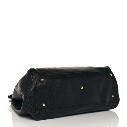 Gucci Pebbled Calfskin Large Soho Shoulder Bag Black 4 of 13