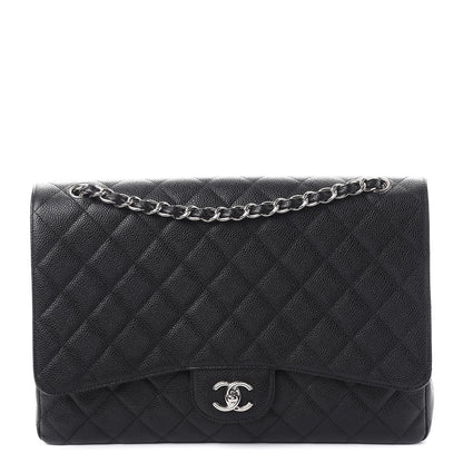Chanel Caviar Quilted Maxi Single Flap Black 1 of 9