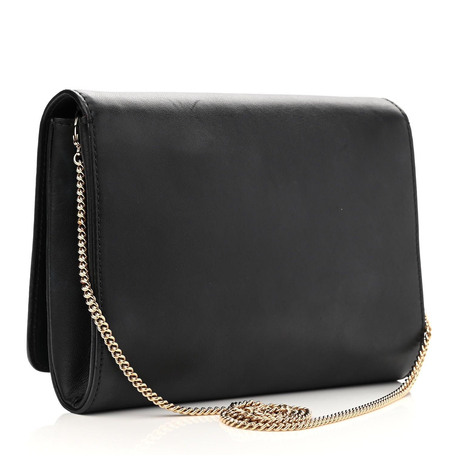 Versace Vitello Palazzo Medusa Evening Clutch Bag Black 3 of 16