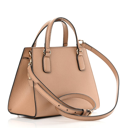 Gucci Dollar Calfskin Medium Soho Top Handle Satchel Camelia 2 of 10