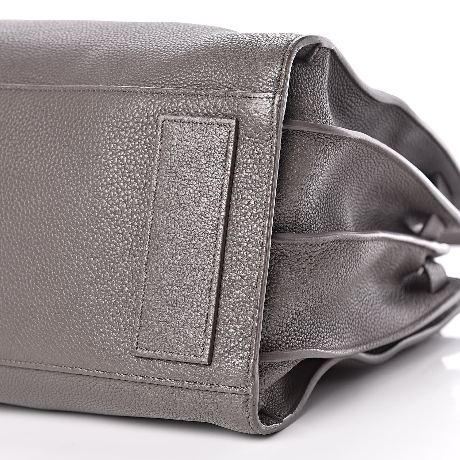 Saint Laurent Grained Calfskin Medium Souple Sac De Jour Kaki Militaire 12 of 12