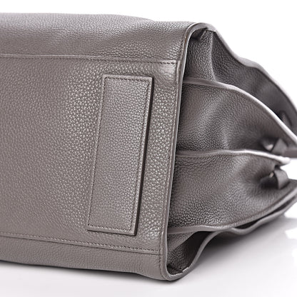 Saint Laurent Grained Calfskin Medium Souple Sac De Jour Kaki Militaire 12 of 12