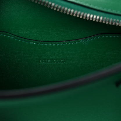 Balenciaga Smooth Calfskin Neo Classic Silver Hardware Mini City Grass Green 6 of 16