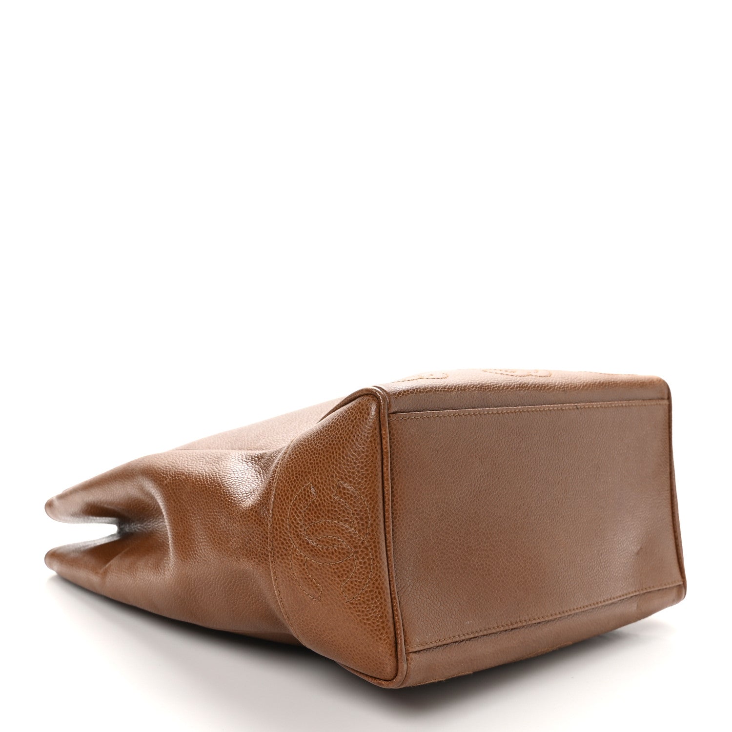 Chanel Caviar CC Shoulder Bag Brown 4 of 11