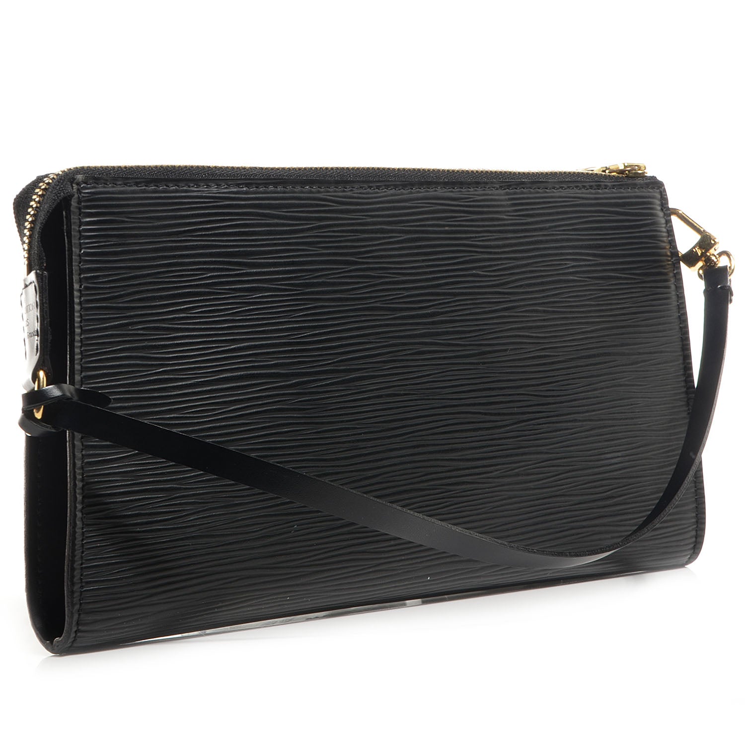 Louis Vuitton Epi Pochette Accessories 24 Black 3 of 7