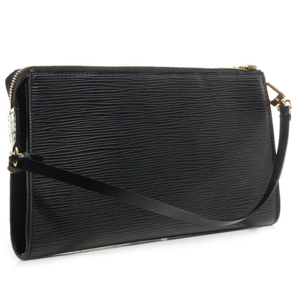 Louis Vuitton Epi Pochette Accessories 24 Black 3 of 7