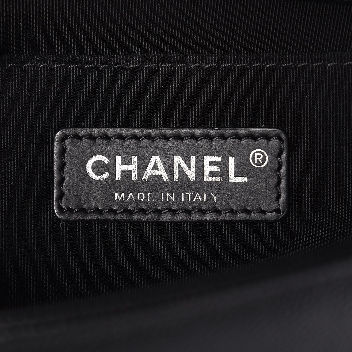 Chanel Caviar Chevron Quilted Medium Boy Flap Black 8 of 8