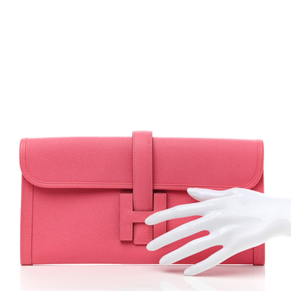 Hermes Epsom Jige Elan 29 Clutch Rose Azalee 2 of 7
