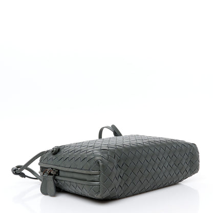Bottega Veneta Nappa Intrecciato Nodini Crossbody Messenger New Light Grey 5 of 11