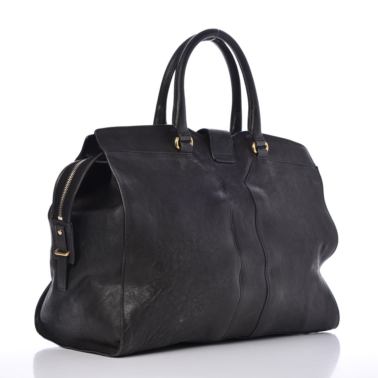 Saint Laurent Sheepskin Large Cabas ChYc Black 3 of 19