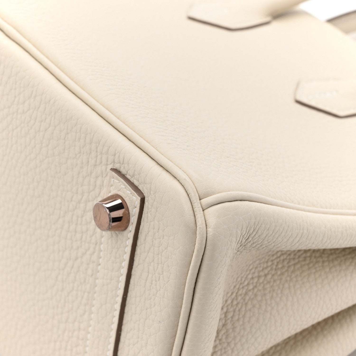 Hermes Togo Birkin 25 Craie 12 of 12