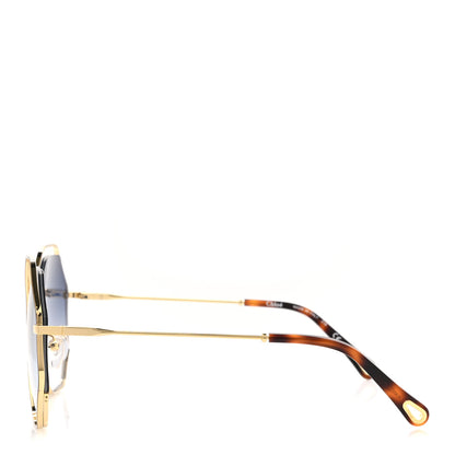 Chloe Octagonal Sunglasses CE132S Havana Brown 3 of 6