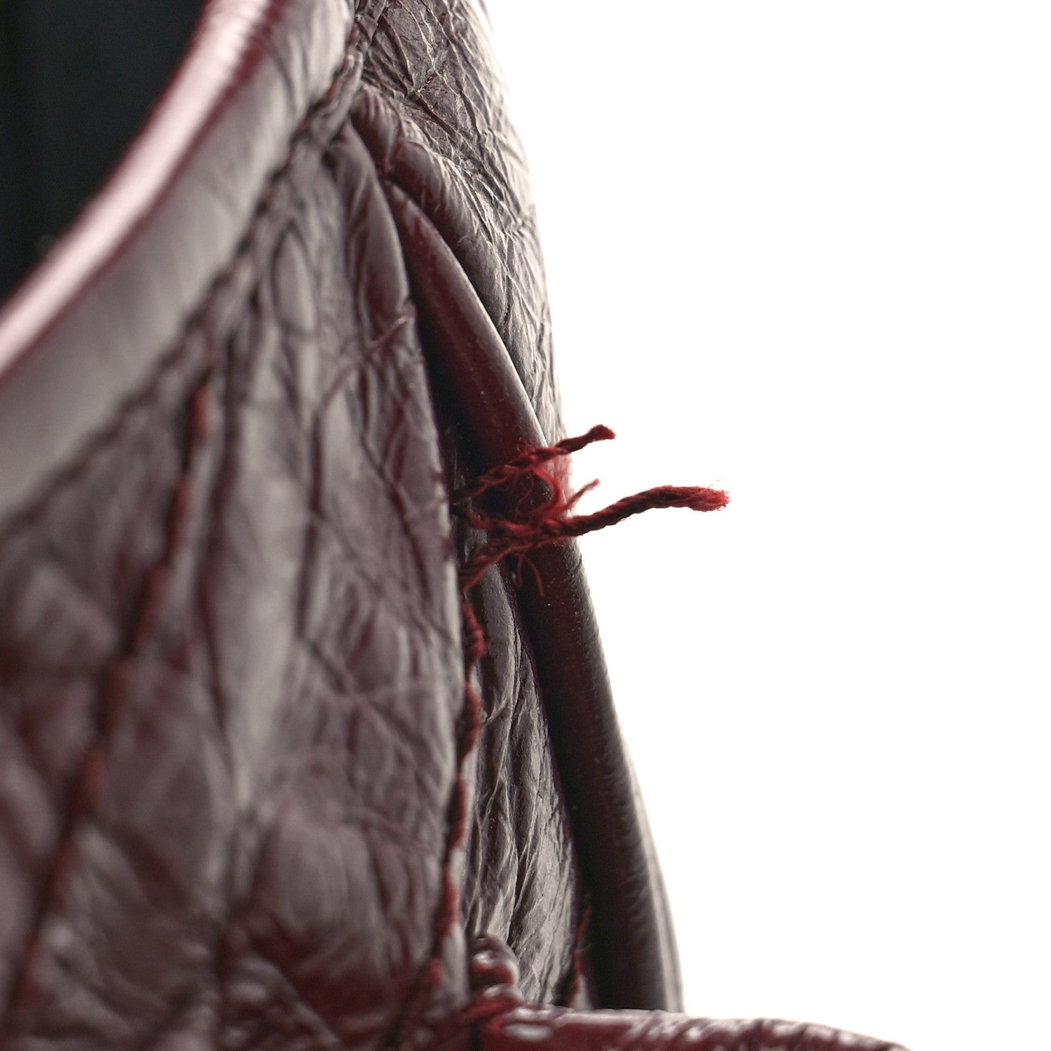 Saint Laurent Crinkled Calfskin Matelasse Monogram Medium Niki Chain Satchel Rouge Legion 13 of 13