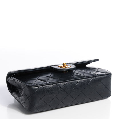 Chanel Lambskin Small Double Flap Navy 4 of 8