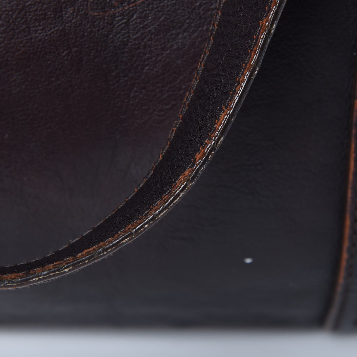 Calfskin Large Muse Dark Brown