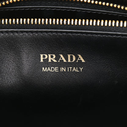 Prada Saffiano City Calfskin Small Esplanade Tote Black 6 of 13