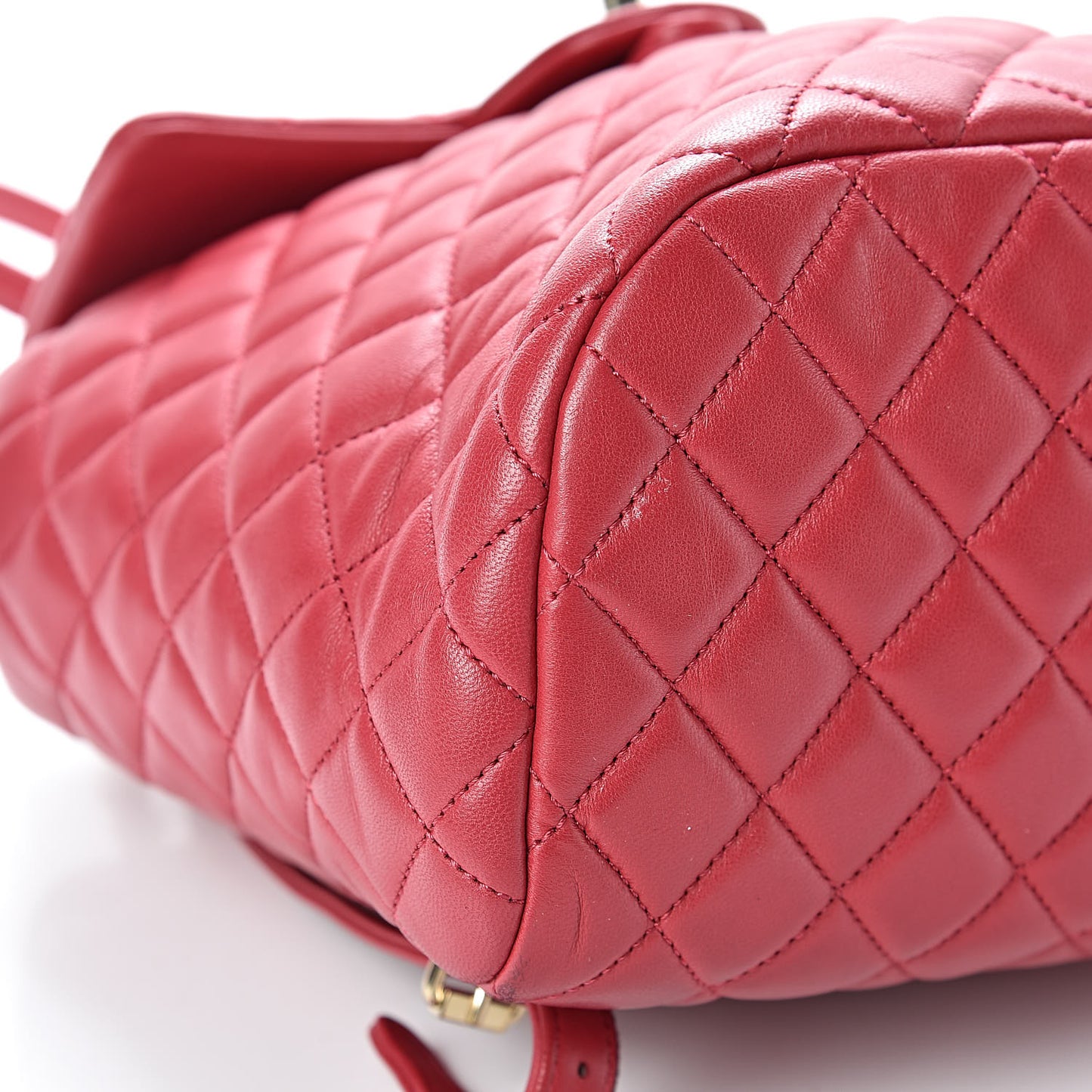 Lambskin Quilted Small Urban Spirit Backpack Dark Pink