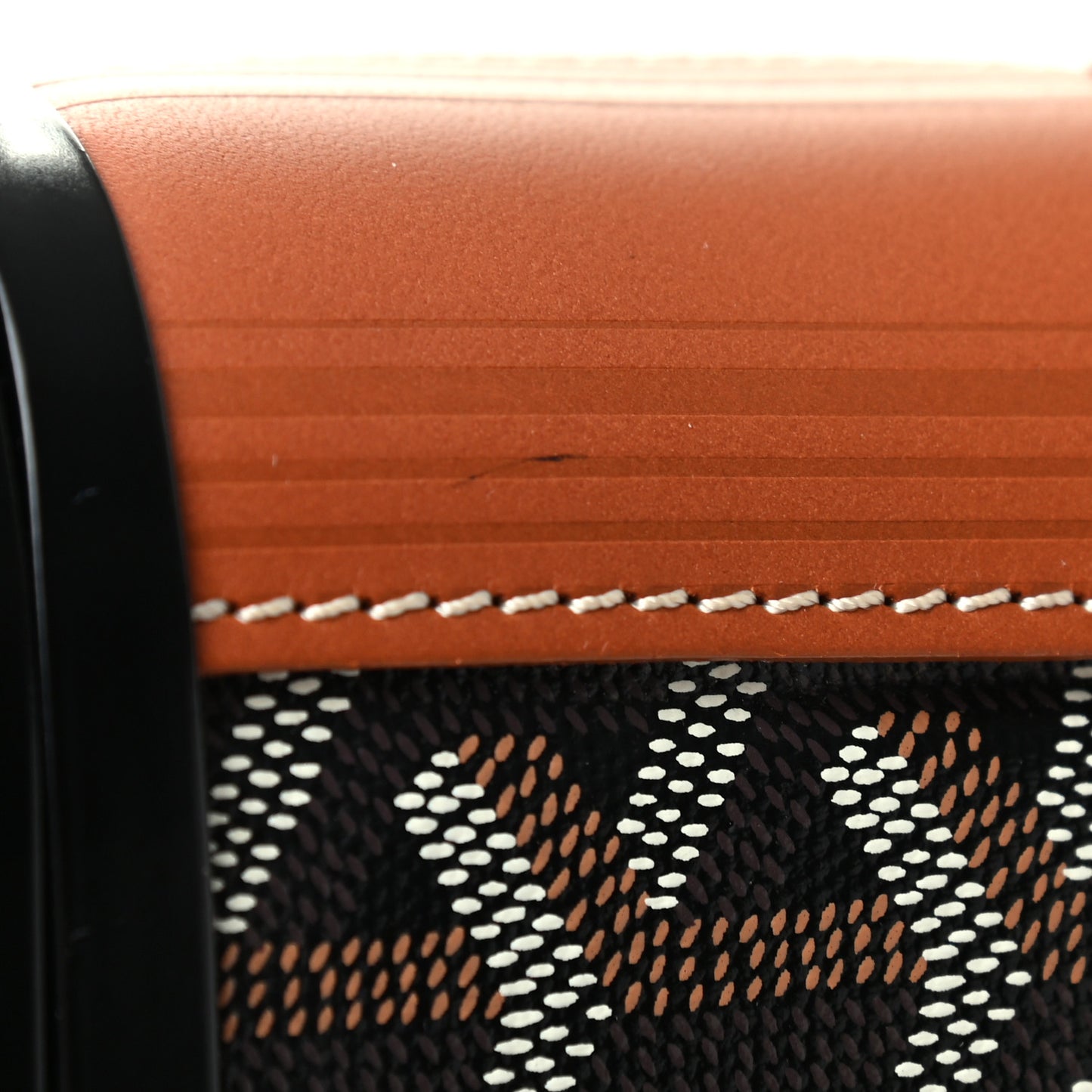 Goyardine Bourget PM Black Gold