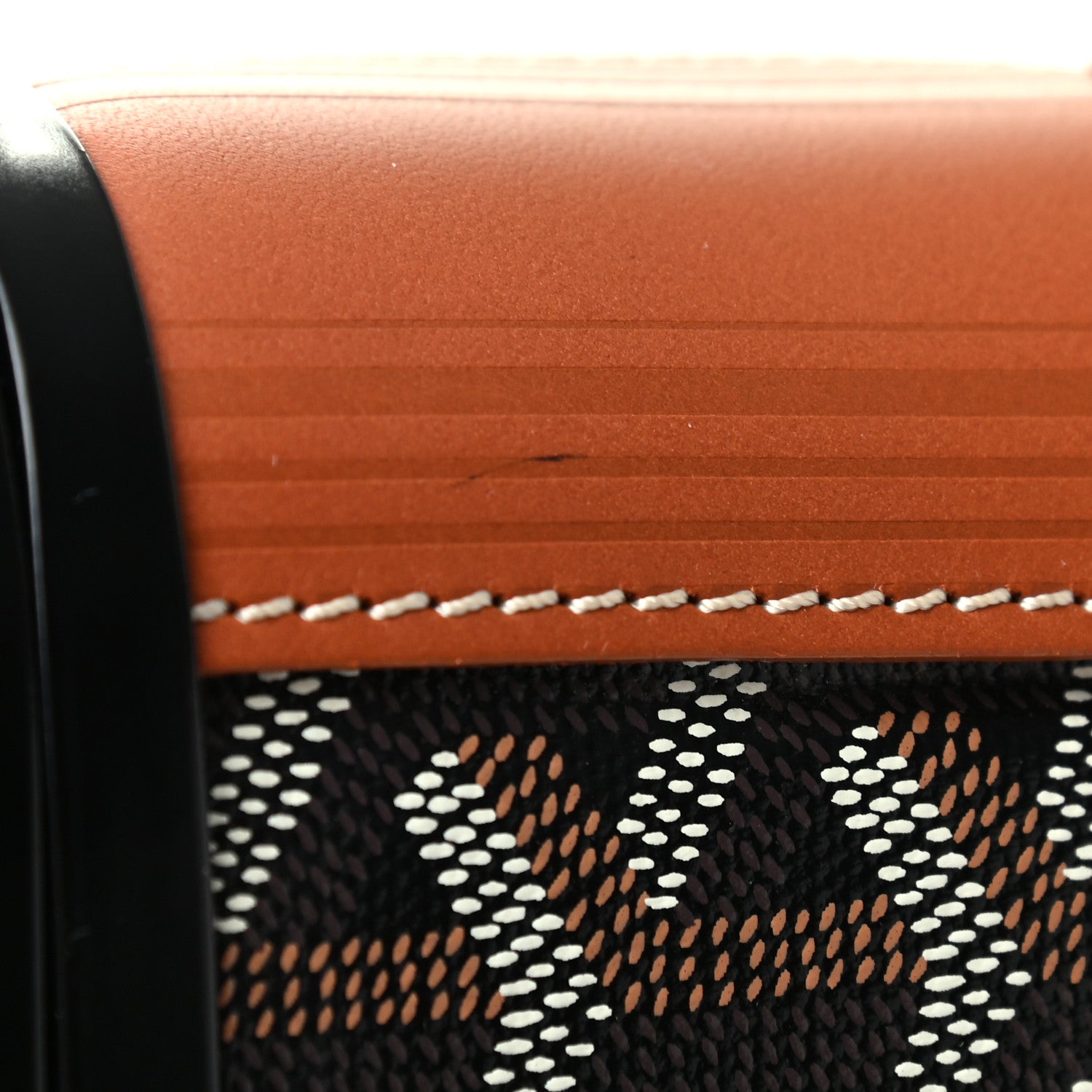 Goyard Goyardine Bourget PM Black Gold 9 of 12