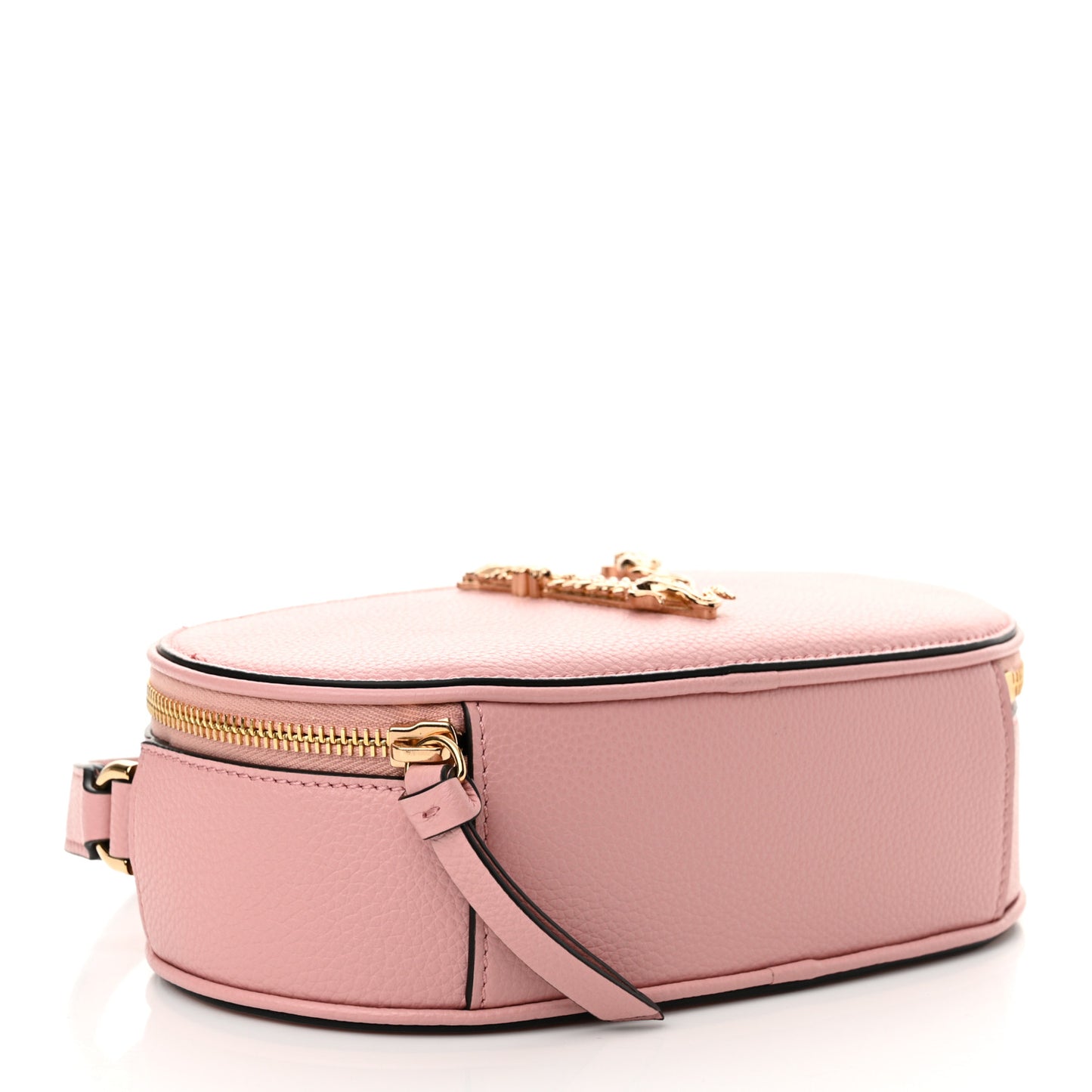 Grainy Calfskin Virtus Top Handle Camera Bag Pink