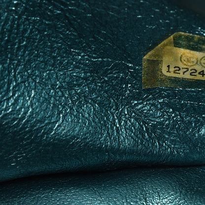 Chanel Metallic Calfskin Quilted 2.55 Reissue 226 Flap Turquoise 9 of 10